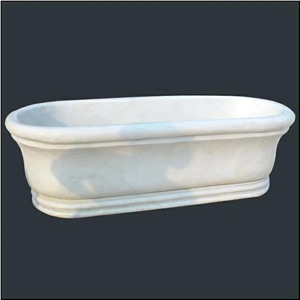 Customize Freestanding Bath Tub Nature Marble Stone Bathtub