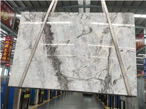 Natural Stone Calaccata Grey  Marble Slabs For Flooring Tile