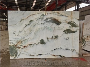 Natural Stone Landscape Marble Slab For Background Wall Tile