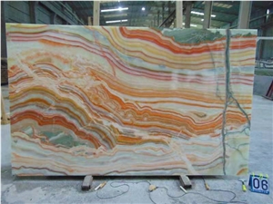 Pink Onyx Marble Slab With Factory Price