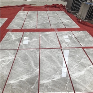 Polished Castle Grey Marble Tiles For Walling Flooring