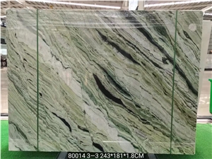 Natural Green Marble Of Freezing Jade For Countertop
