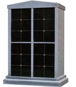 Granite Stone 72 Columbarium Niches Customized Design