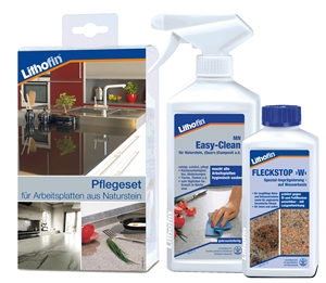 Lithofin Care - Cleaning Set Compact Kitchen Countertops
