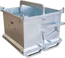 Flap Container 100X100x70cm Galvanized Collapsible Dumpster