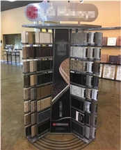 Loose Stone Tiles Quartz Sample Display Stands