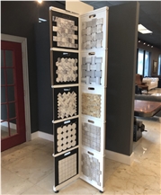 Showroom Ceramic Porcelain Mosaic Tile Display Tower