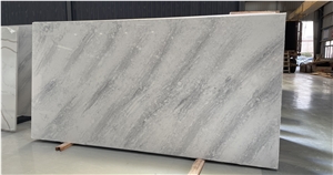 Vein Cut Statuario Artificial Quartz Stone Slab Panel