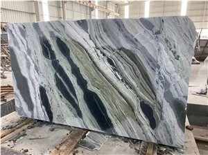 Green River Jade Marble Slab Tile Luxury Stone For Interior