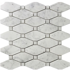 Octave Marble Mosaic Wall/Floor Covering/Bathroom Tile