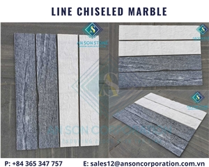 Big Deal Big Discount Line Chiseled Marble For Wall Cladding