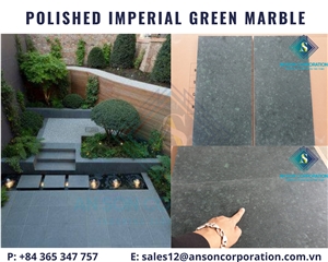 Big Promotion Big Deal Polished Imperial Green Marble 