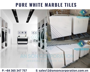 Big Sale Big Discount For Pure White Marble Tile