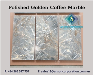 Big Sale Big Promotion Polished Golden Coffee Marble 