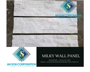 Crystal Milky Wall Panel Stone /Cultured Panels/15*60*1.2