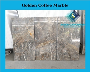 Golden Coffee Marble Tile - New Product