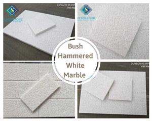 Hot Hot Hot Discount For Bush Hammered White Marble 