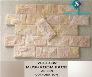 Hot Product - Yellow Mushroom Face Wall Cladding