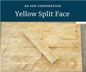 Hot Product - Yellow Split Face Wall Panel 