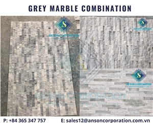 Hot Sale Hot Deal Grey Marble Combination For Wall Panel