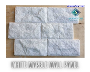 Mushroomed Pure White Wall Panel