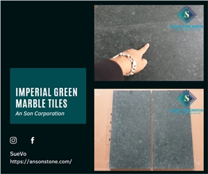 Vietnam Imperial Green Marble Tiles From ASC