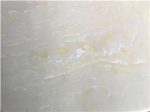 Wholesale Artificial White Alabaster Quartz Stone Slab