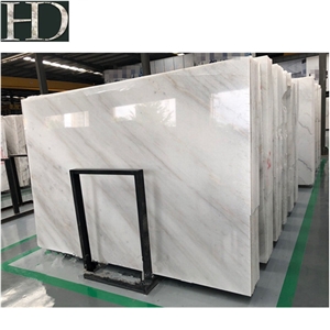 Guangxi White Marble: Natural Grey Vein Slabs Tiles