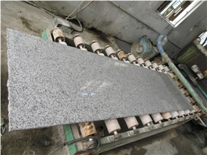 China Rice Grain White Granite G655 Slab Polished Tile Floor