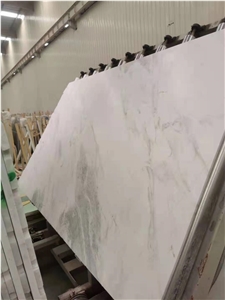 Olympus White Marble Polished Slabs Veins Greek Tile On Sale