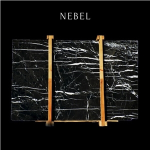  Black White Marble Slab - Turkish Nero Marquina