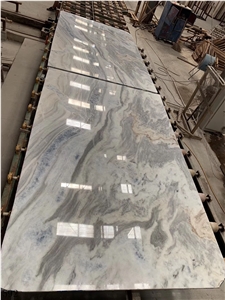 Brazil Crystal Blue Marble Marmore In China Stone Market 