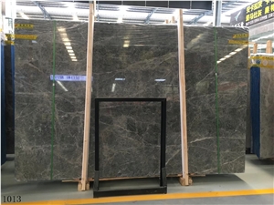 Dark Grey Hermes Marble Wall Floor Tiles Polished Slabs 