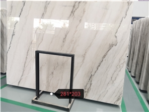 Guangxi White Marble China Carrara Slab In China Market