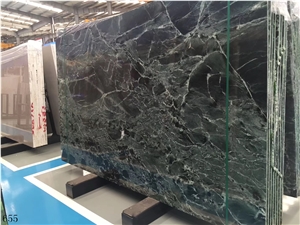 Olive Green Marble Udaipur Slab Tile In China Stone Market