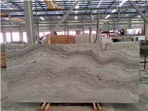Quicksand Brown Marble Fireworks Slab In China Stone Market