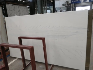 Turkety Light Cloudy Clouds White Marble Grey Vein Slab Tile