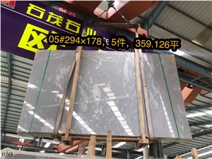 Viet Nam White Cloud Marble Slab Tile In China Stone Market