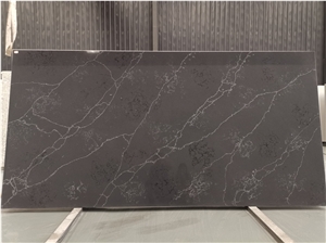 Artificial Marble Stone Grey Quartz Kitchen Island Countertop