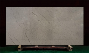 Calacatta Grey Artificial Marble  Quartz Slabs Quartz Tiles