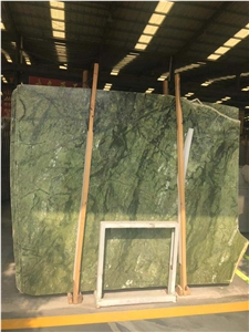  Verde Ming Green Marble Stone Polished  Tiles Big Slab 
