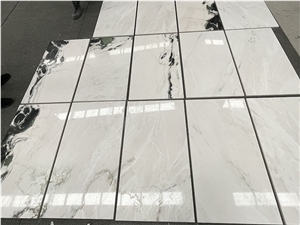 Panda White Marble Composite Sintered Tile Kitchen Floor
