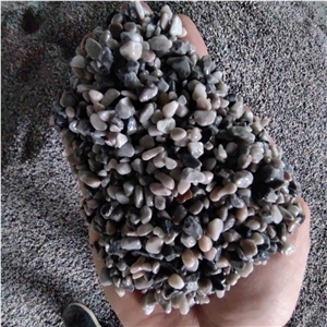 Natural Gravel Grey Pebble Stone For Decoration