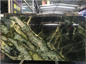 Sping Wave Green Marble Slabs & Tiles Polished
