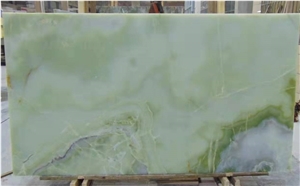 Pakistan Light Green Onyx Stone Slab