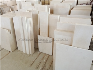 Nail White Limestone Tiles Pakistan Stone Wall Cladding
