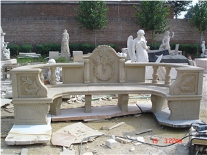 Carved Stone Benches For Garden