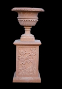 Planters With Carving