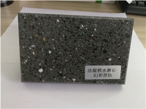 New Terrazzo Black Diamond Flooring Tile 600*600 800*800