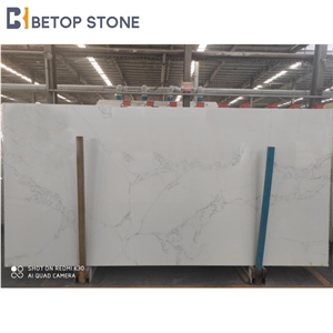 Factory Price Polished Calacatta Slabs Marble Jade White 